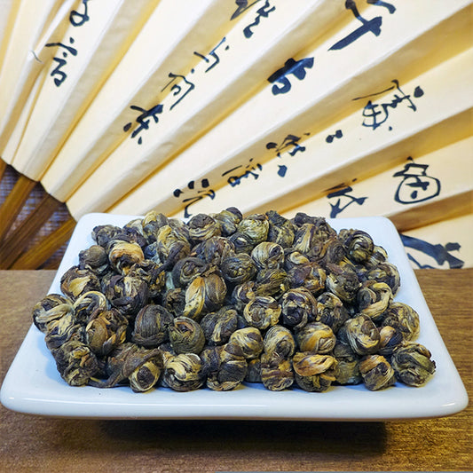Hand-Rolled Jasmine Dragon Pearls | Artisan Fuzhou Tea