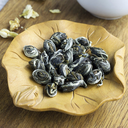 Hand-Rolled Jasmine Dragon Pearls | Artisan Fuzhou Tea